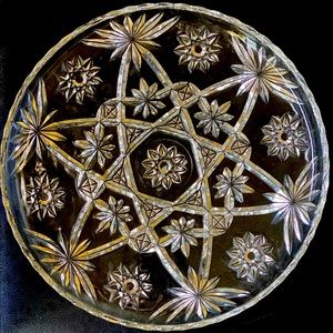 Vintage Anchor Hocking Star Platter
